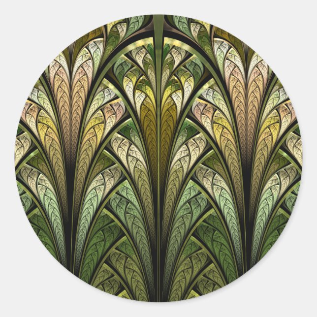 Wenn der Westen bläst Runder Aufkleber (Vorderseite)