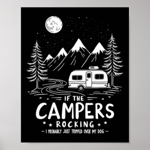 Wenn die Camper rocken - Verrückter Hundeliebhaber Poster