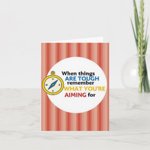 Wenn die Dinge hart sind Karte