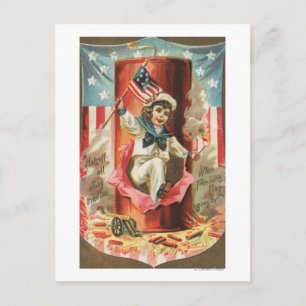 Wenn die Fahne der Freiheit vergeht Postkarte