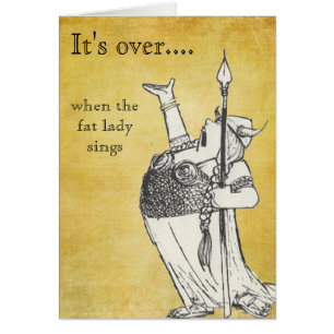 Wenn die fette Dame Sings