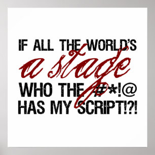 Wenn die ganze Welt eine Bühne ist ... Poster