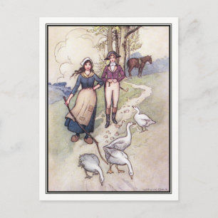 Wenn die ganze Welt jung ist durch Warwick Goble Postkarte