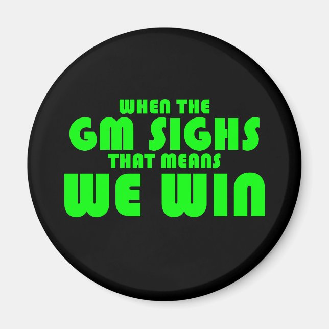 Wenn die GVO sieht Magnet (Vorne)