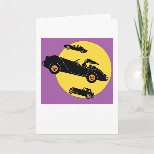 Wenn die Hexen reiten Karte (Vorderseite)