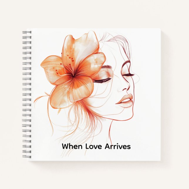 Wenn die Liebe kommt – MemoryUs Journal Notizbuch (Vorderseite)
