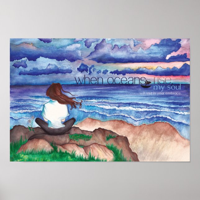 Wenn die Ozeane aufsteigen Poster (Vorne)