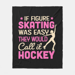Wenn die Skaten wäre, würden sie es Hockey nennen Fleecedecke