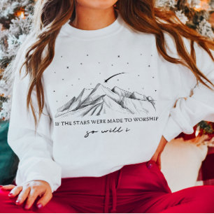 Wenn die Sterne dazu gebracht wurden, Sweatshirt a