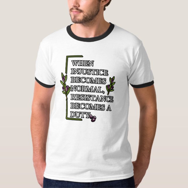 WENN DIE VERLETZUNG NORMALERWEISE WIRD, WIRD DIE R T-Shirt (Vorderseite)