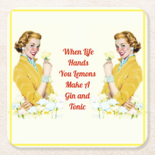  "Wenn dir das Leben die Hände tut" 6  Rechteckiger Pappuntersetzer