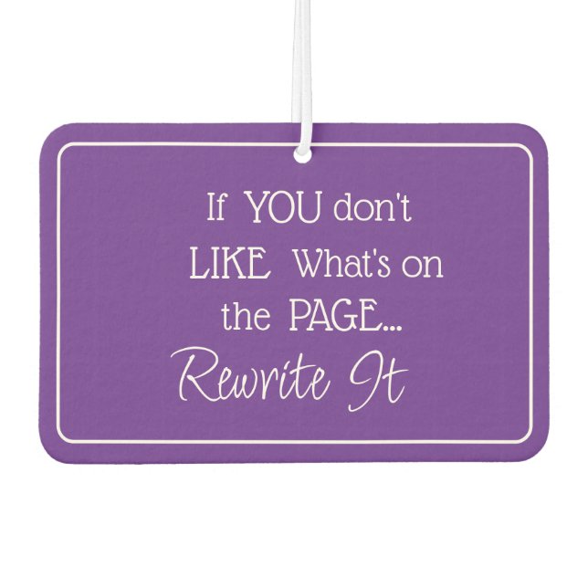 "Wenn dir das, was auf der Seite ist, nicht gefäll Autolufterfrischer (Vorderseite)