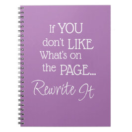 "Wenn dir das, was auf der Seite ist, nicht gefäll Notizblock