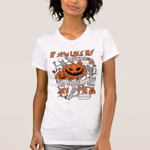 Wenn dir Halloween-Kürbisse-Skelett-Pie gefallen_1 T-Shirt