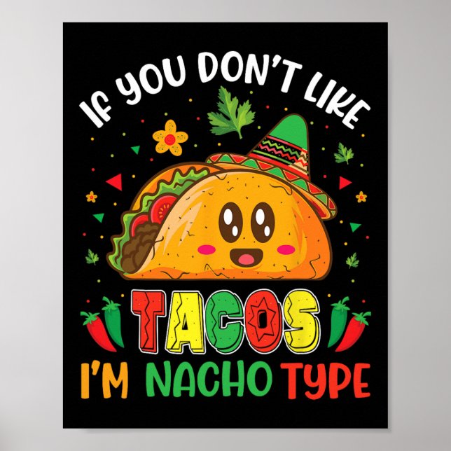 Wenn dir Tacos nicht gefallen, bin ich nicht dein  Poster (Vorne)