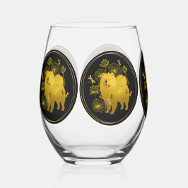 WENN DRAGONS FLY Chow stemless wine glass Weinglas Ohne Stiel