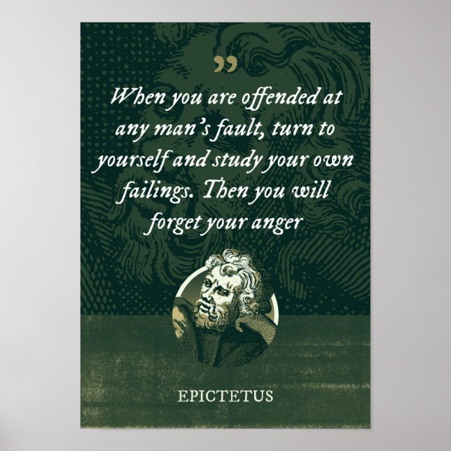 Wenn du an einer Schuld eines Mannes beleidigt bis Poster (Vorne)