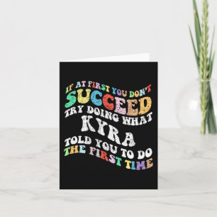 Wenn du beim ersten Mal nicht erfolgreich bist, ve Karte