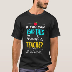 Wenn du das lesen kannst, danke einem Englischlehr T-Shirt