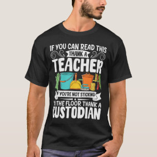 Wenn du das lesen kannst, danke einem Lehrer Schul T-Shirt