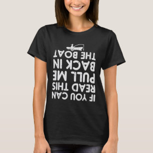 Wenn du das lesen kannst, zieh Be Ck Boot Angel Mä T-Shirt