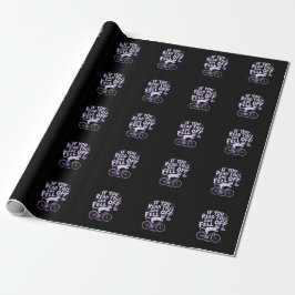 Wenn du das liest, ist sie abgegangen: Funny Biker Geschenkpapier
