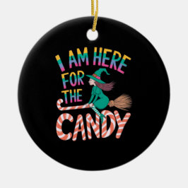 Wenn du das liest, ist sie dumm geworden Halloween Keramik Ornament