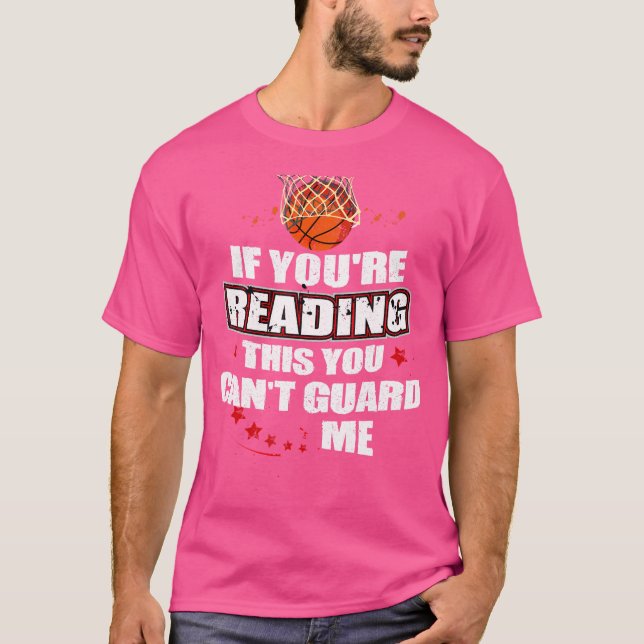 Wenn du das liest, kannst du mich nicht bewachen T-Shirt (Vorderseite)