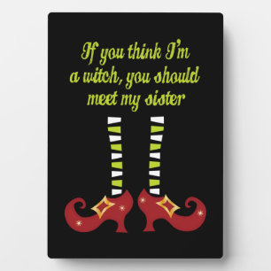 Wenn du denkst, ich bin eine witzige Halloween-Taf Fotoplatte