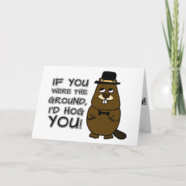 Wenn du der Boden wärest, würde ich dich hassen! Karte (Vorderseite)