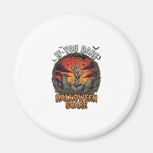 Wenn Du Dich Traust Halloween Erschreckender Zombi Magnet