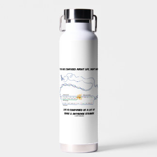 Wenn du dich über das Leben verwirrst, mach dir ke Trinkflasche