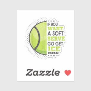Wenn du einen weichen Serve Will, bekomme den Eisc Aufkleber