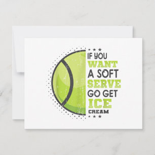 Wenn du einen weichen Serve Will, bekomme den Eisc Feiertagskarte