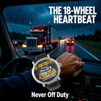 Wenn du es hast, hat es ein Trucker gebracht Armbanduhr