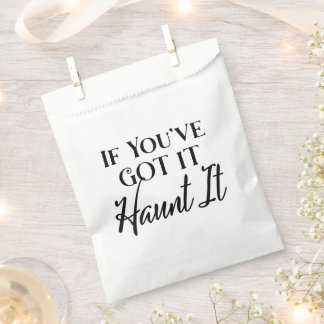 Wenn du es hast, zeige es an Halloween-Party Geschenktütchen
