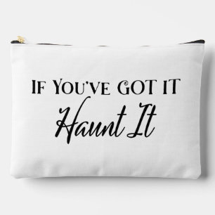 Wenn du es hast, zeige es   Halloween-Design groß Zubehörtasche