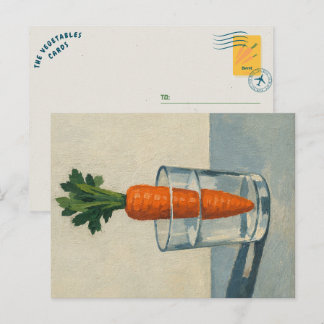 Wenn du es pflanzt, wird es wachsen | Karotten-Pos Postkarte