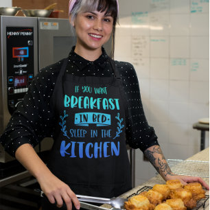 Wenn du Frühstück im Bett willst Schürze