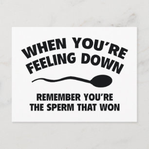 Wenn du im Gefühl bist. Denken Sie daran, dass Sie Postkarte