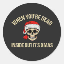 Wenn du im Inneren tot bist, aber es ist Weihnacht