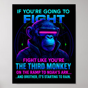 Wenn du kämpfen willst, kämpfe wie dein dritter Af Poster