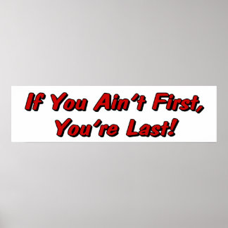 Wenn du kein erstes Poster hast