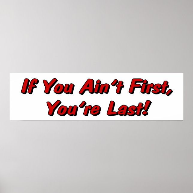 Wenn du kein erstes Poster hast (Vorne)