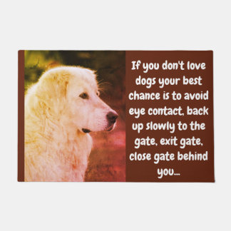 Wenn du keine Hunde Liebe.. Fußmatte