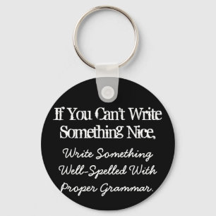 Wenn du keinen netten Schlüsselanhänger schreiben