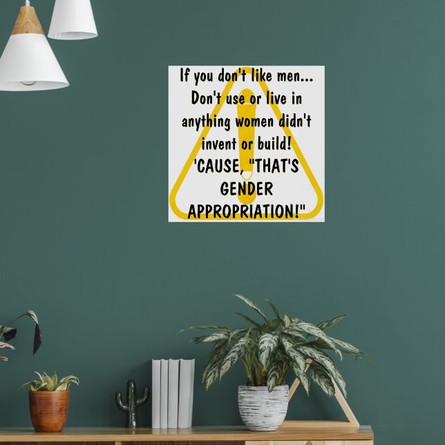 Wenn du Männer nicht magst...   Poster (Wohnzimmer 1)