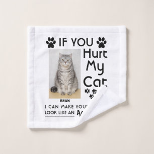 Wenn du meine Katze verletzt hast, kann ich deine  Waschlappen