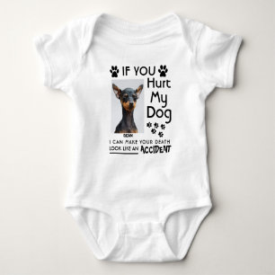 Wenn du meinen Hund verletzt hast, kann ich deinen Baby Strampler