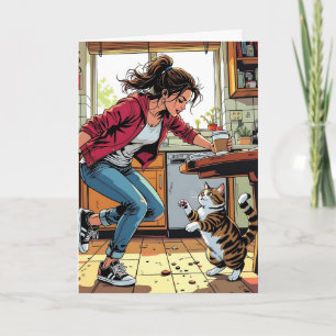 Wenn du mich brauchst, ruf mich an!   Der sonnige  Karte